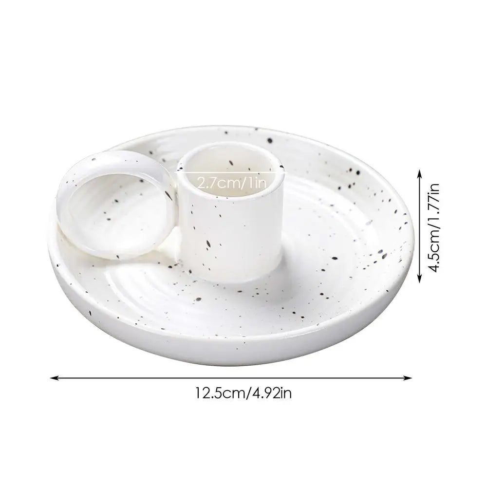 Sage Holder Ceramic Incense Burner Holder Stick Decorative Ash Catcher Tray Candle Holder Incense Burner Stick Holder Plate